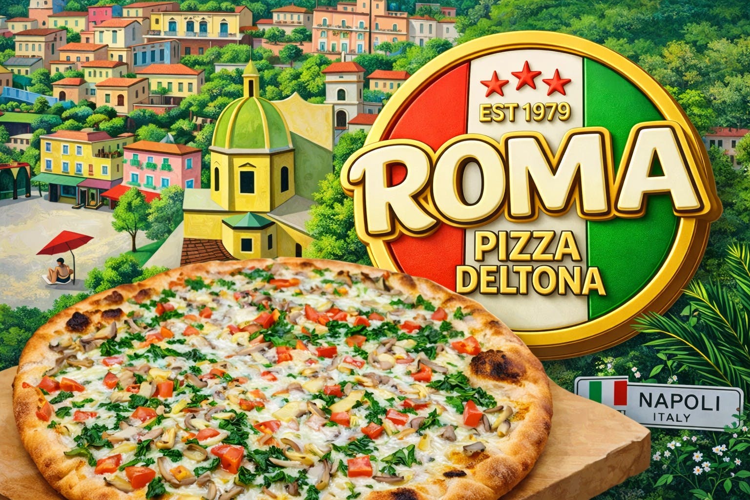 Roma Pizza hero