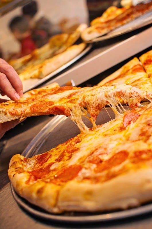 Helen's Pizza Menu Jersey City, NJ Order Delivery Slice