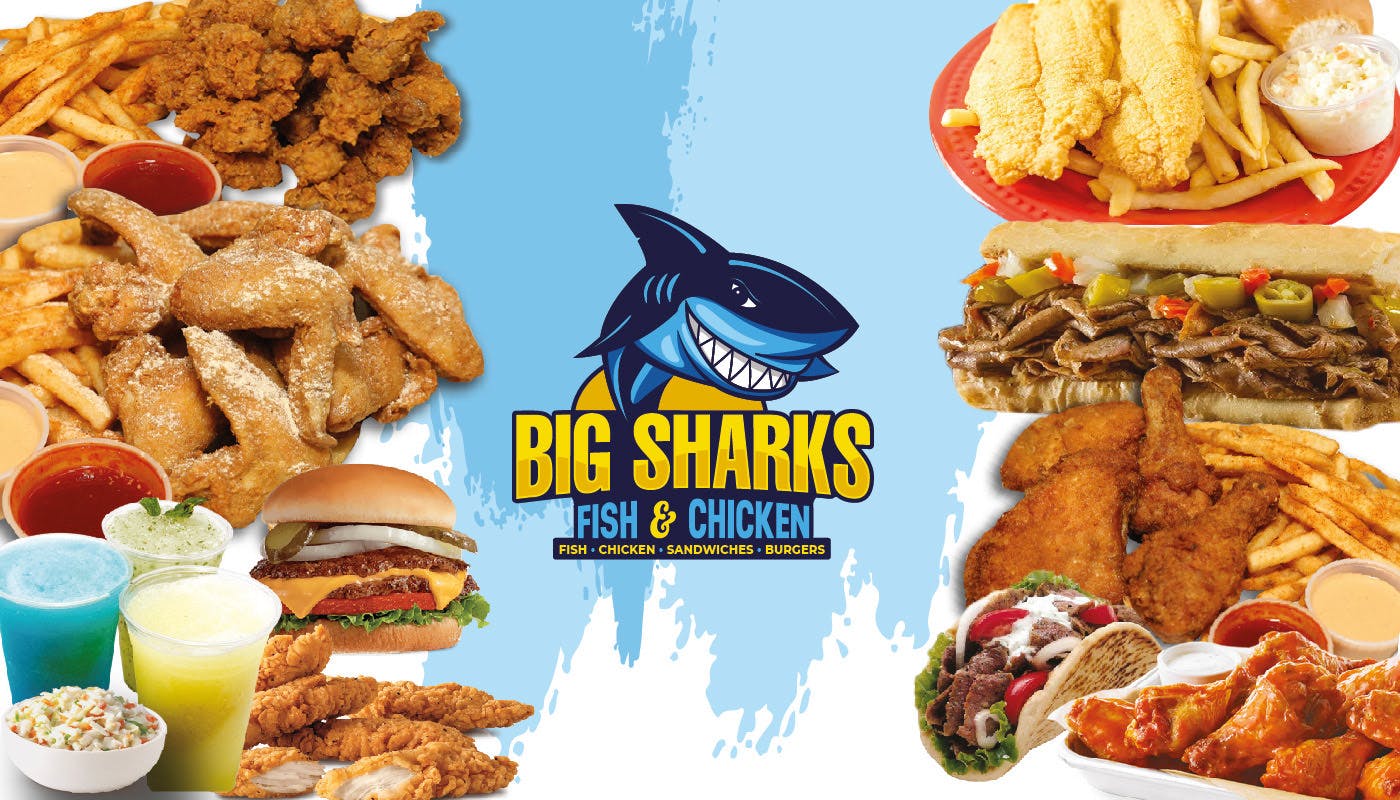 Big Sharks fish & chicken hero