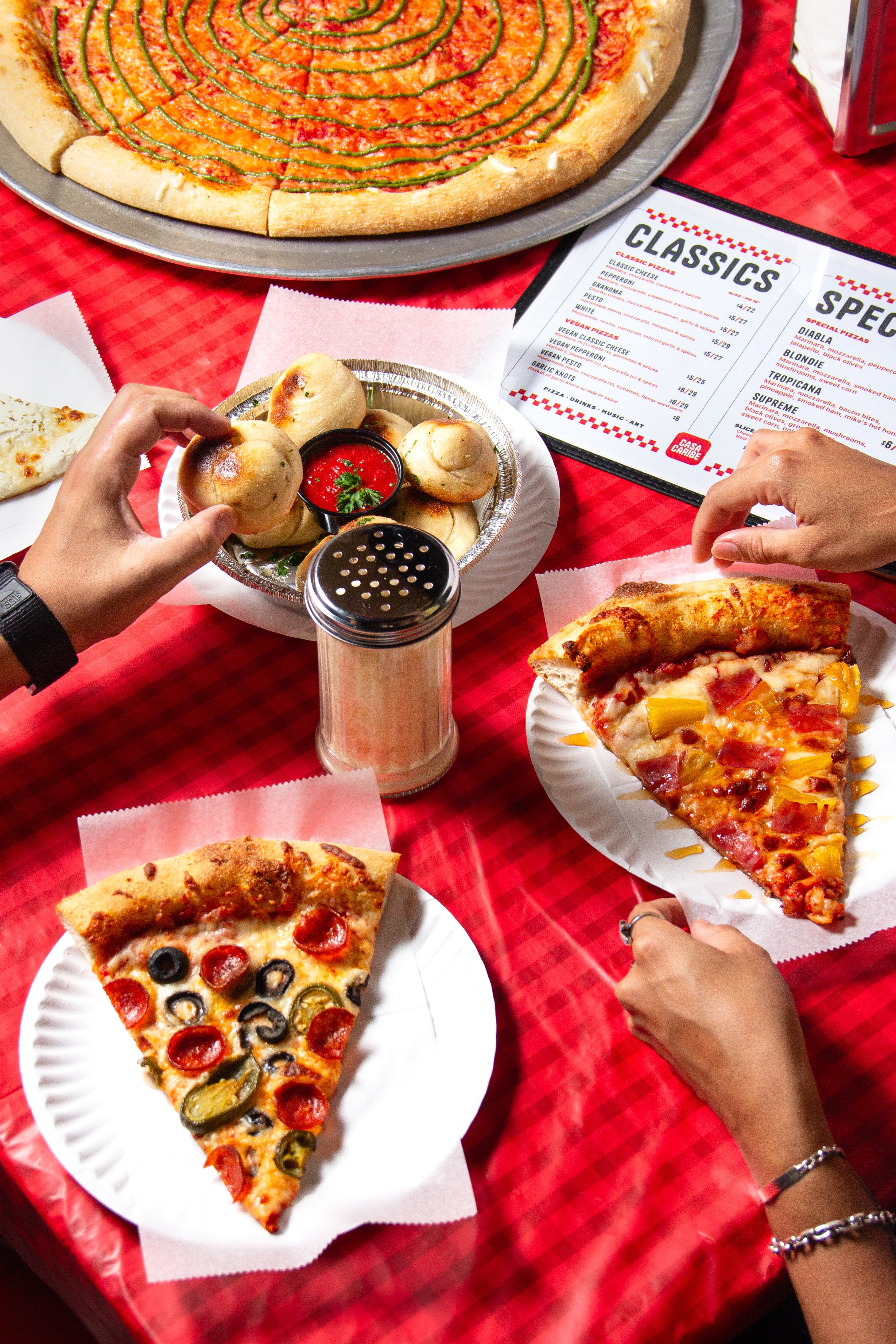 Casa Caribe Pizza hero