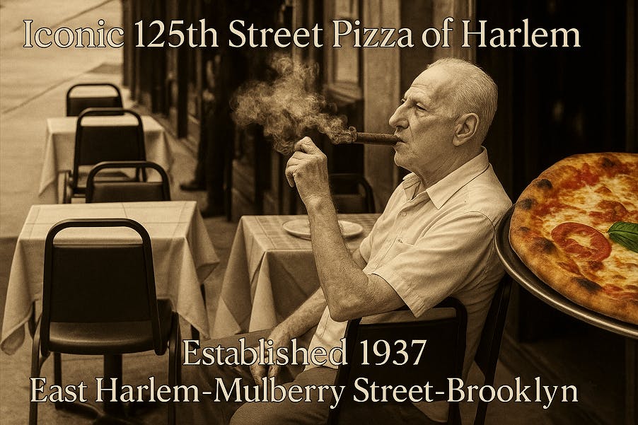 125th Street Pizza of Harlem - Established 1937 hero