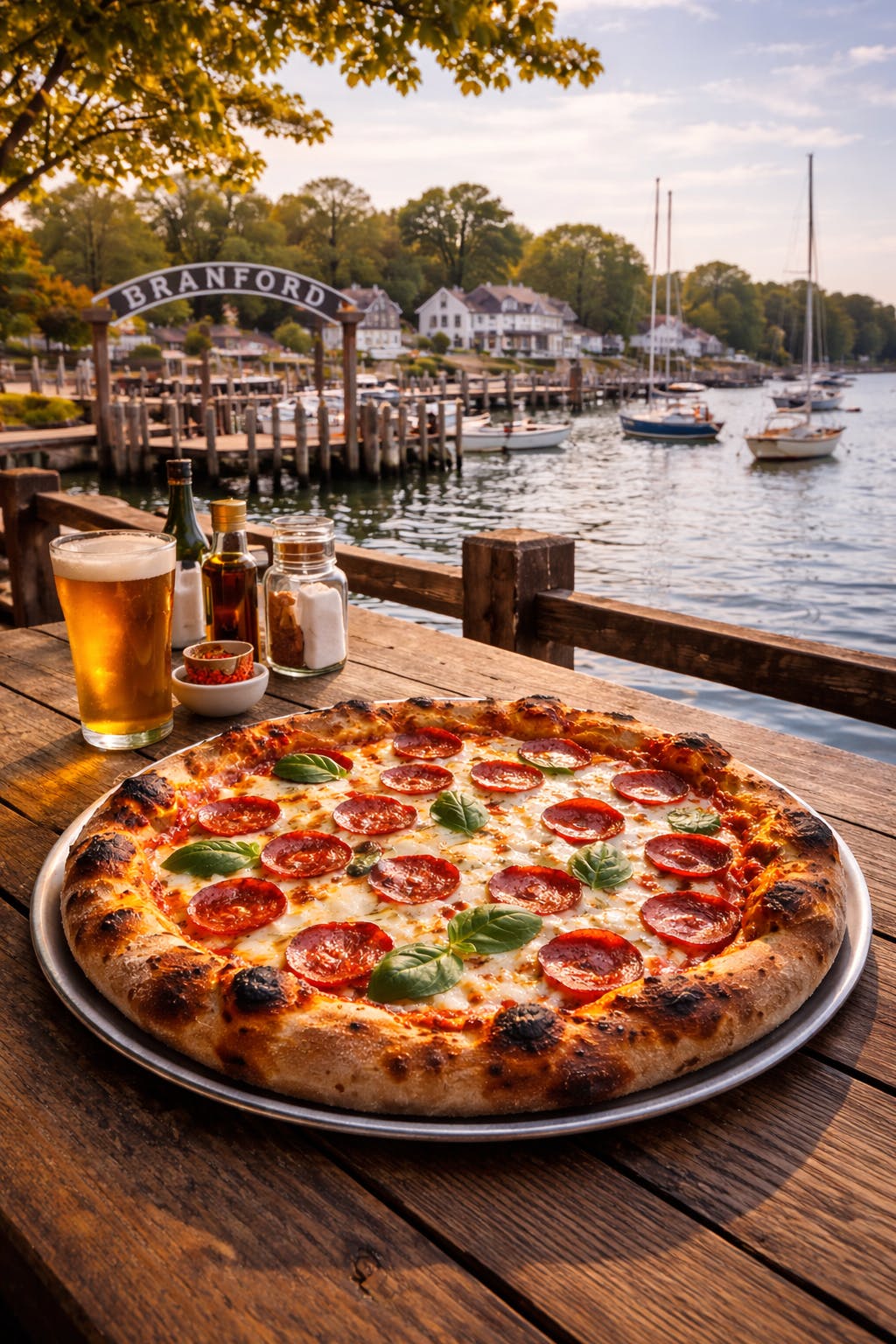 Indian Neck Pizza hero