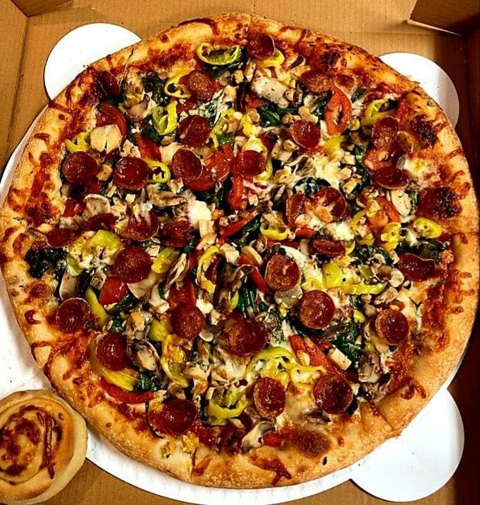 Virgil's Plate Menu Pizza Delivery Erie, PA Order Slice