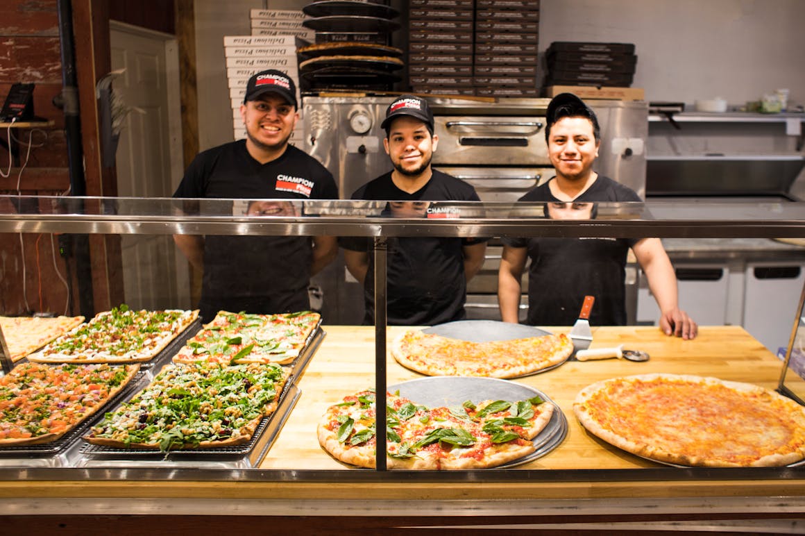 Champion Pizza's restaurant story