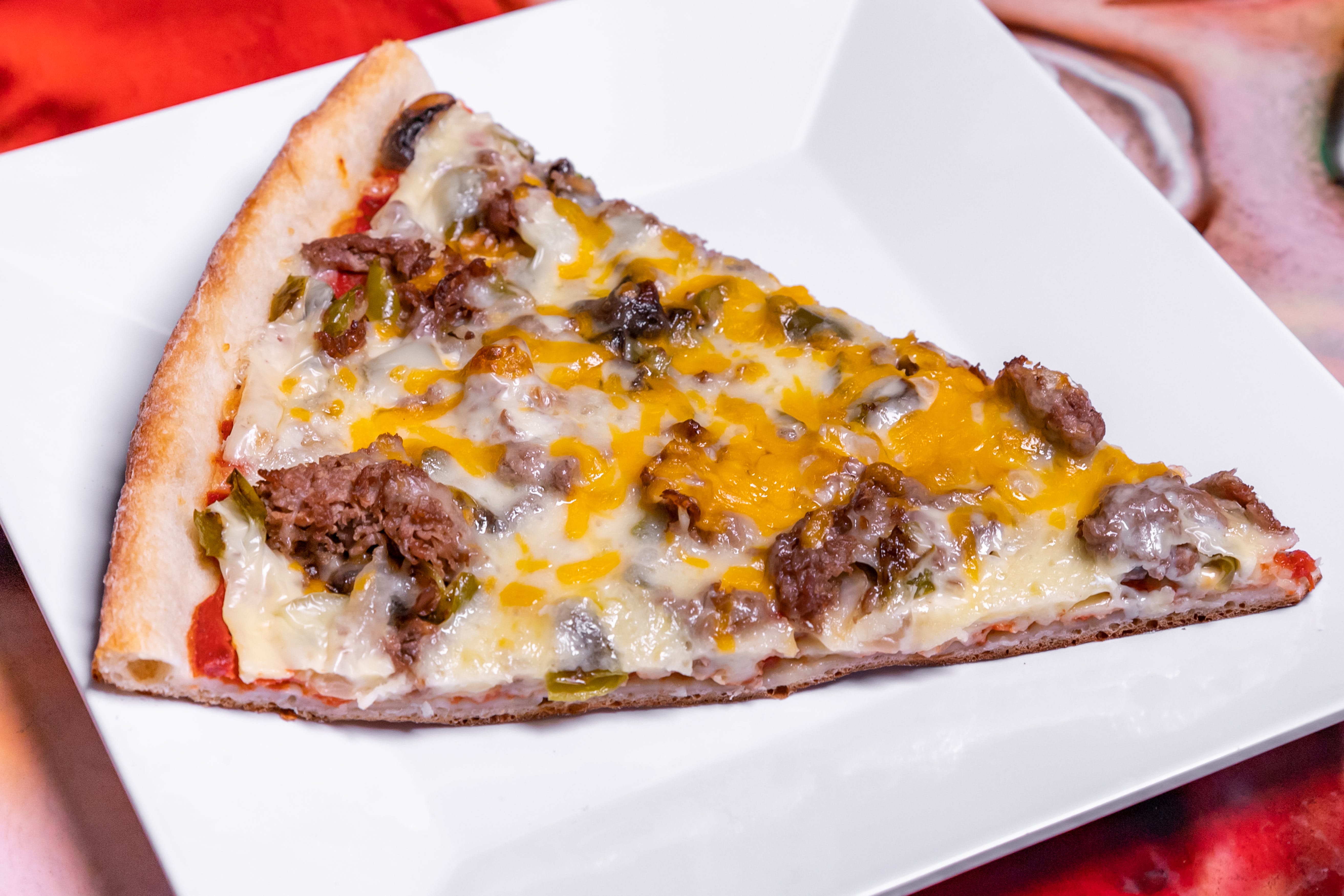 Papa Luigi Pizza - CHEESE STEAK CURLY FRY PIZZA