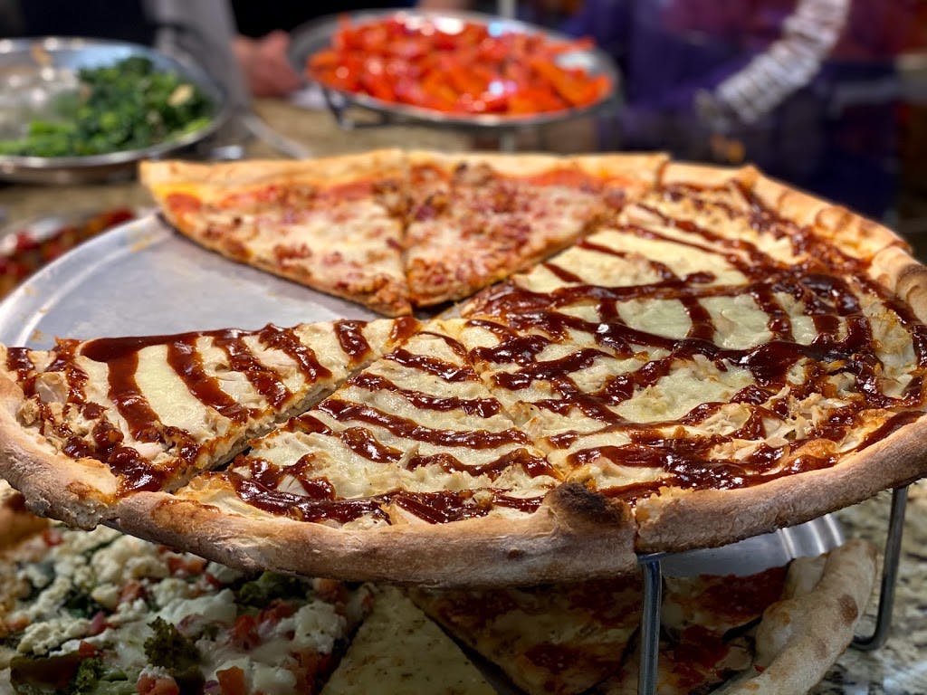 Amalfi Pizza Menu Newark, DE Order Delivery Slice