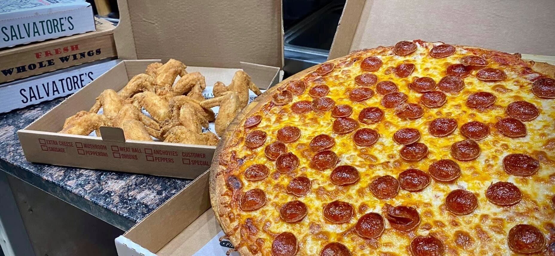 Salvatore's Pizza House Menu Pizza Delivery Pittsburgh, PA Order Slice