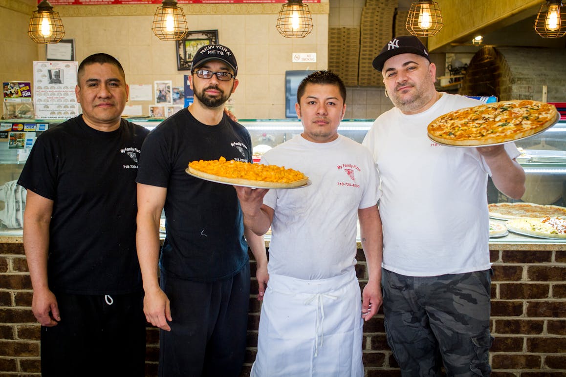 My Family Pizza Staten Island Menu Hours Order Delivery 5 Off