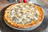 Round Mushroom Pizza