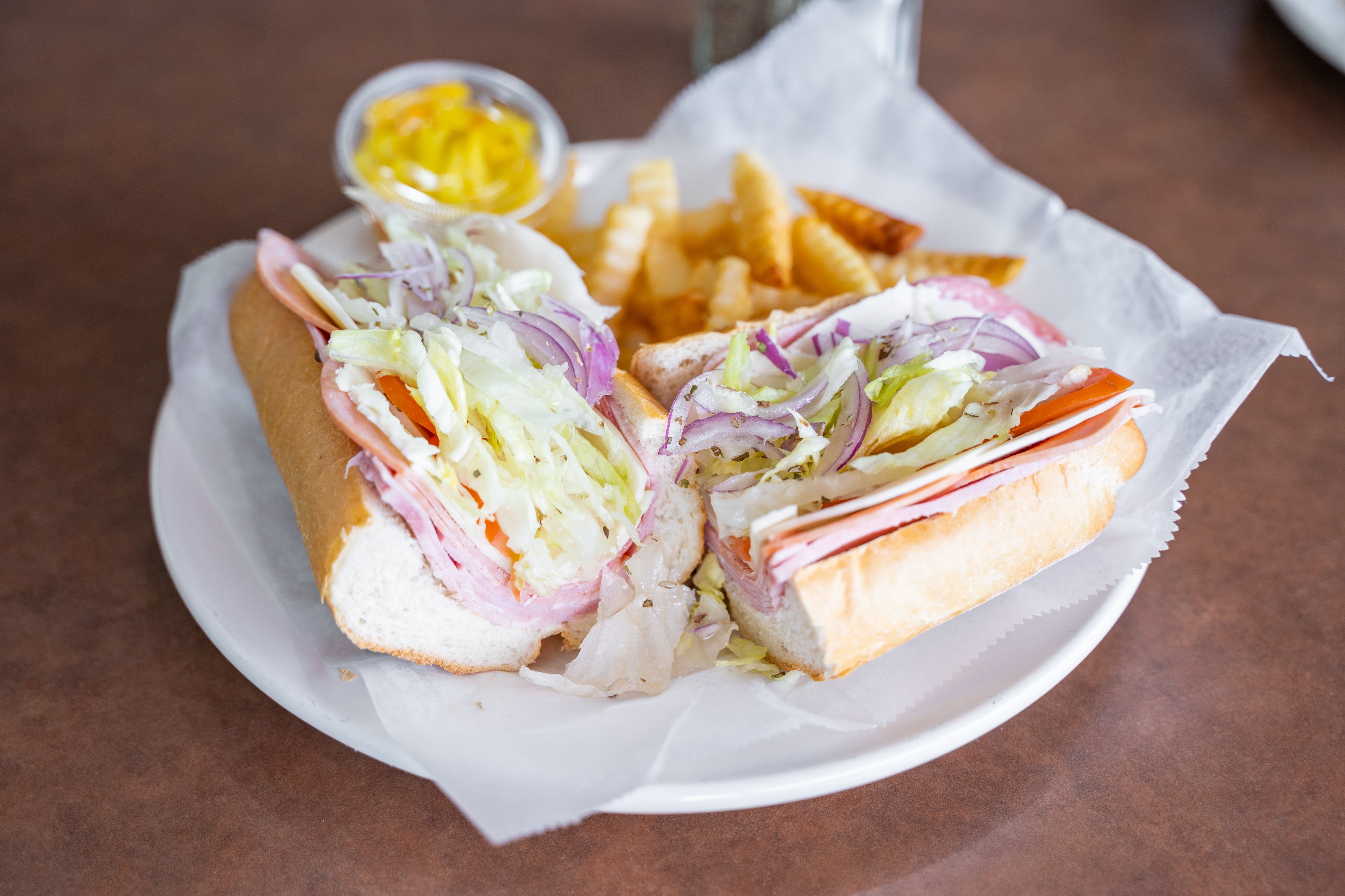 Hot Sicilian Oven Baked Sub at Giuseppe's Pizza