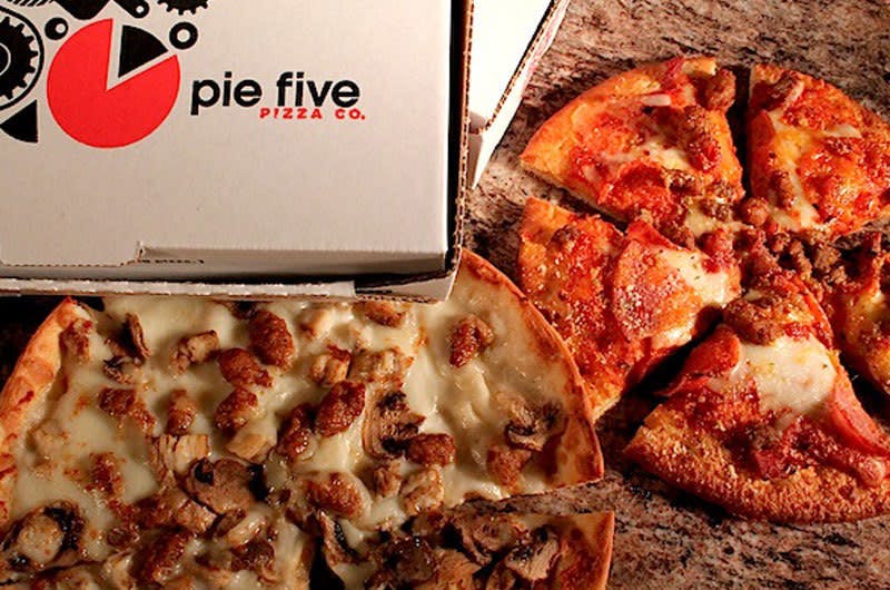 Pie Five Pizza Menu Dallas, TX Order Delivery Slice