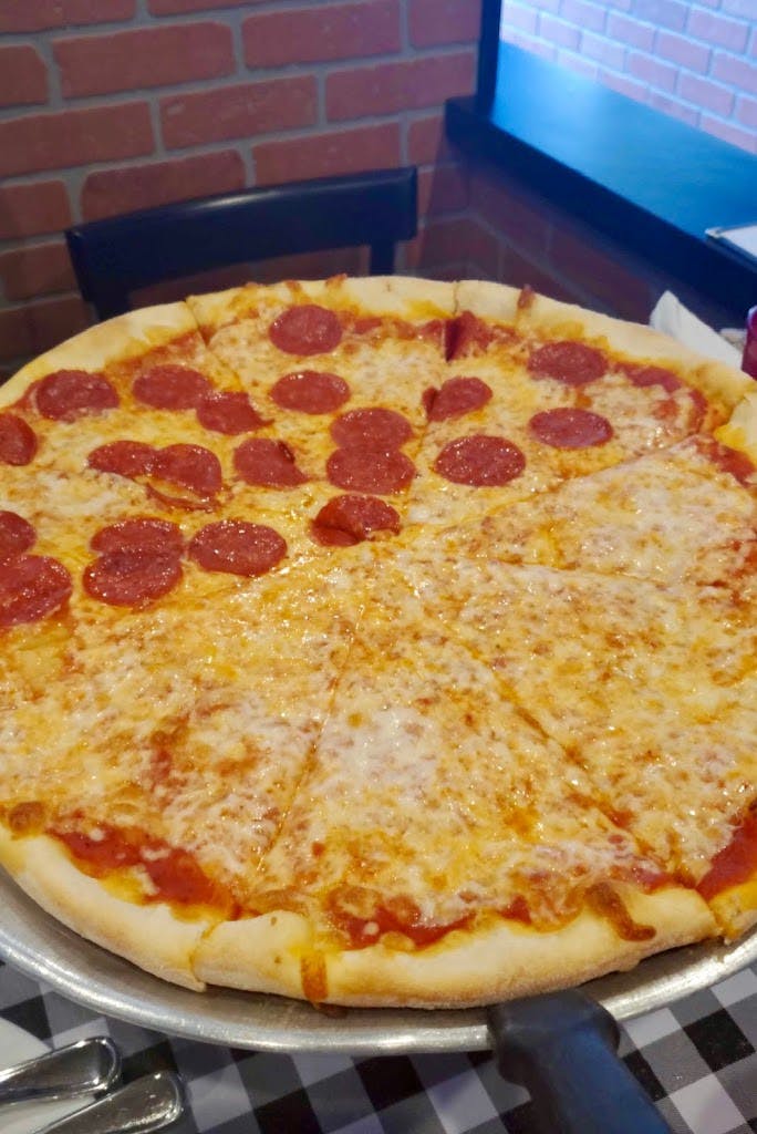 Favilla's New York Pizza Menu Pizza Delivery Asheville, NC Order Slice