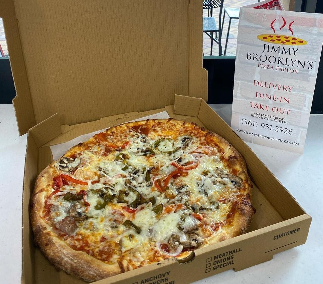 Jimmy Brooklyn's Pizza Parlor Boca Boca Raton Menu & Hours Order