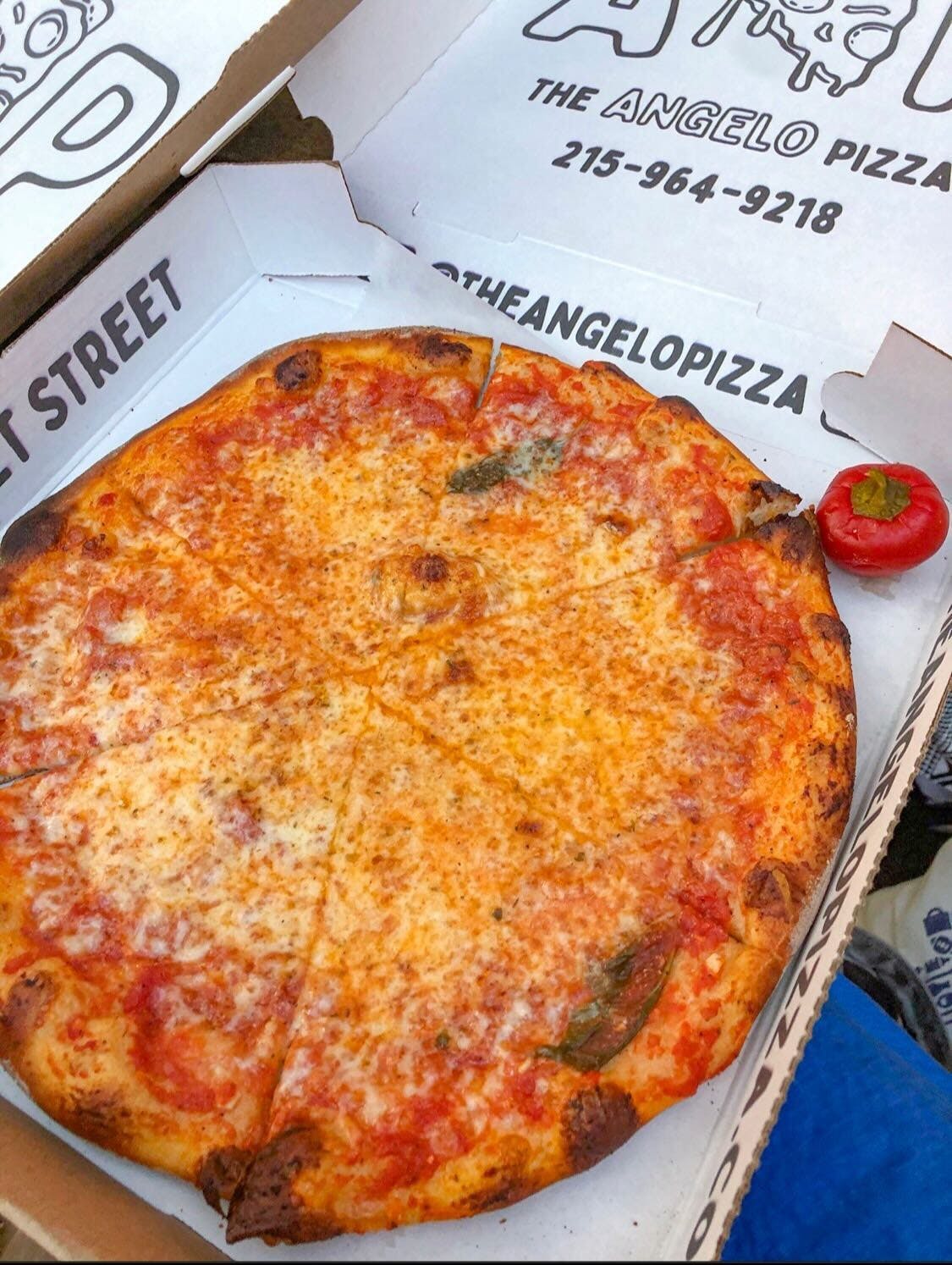 The Angelo Pizza Menu Philadelphia, PA Pizza Delivery Order for