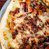 BBQ Stuffed Pizza