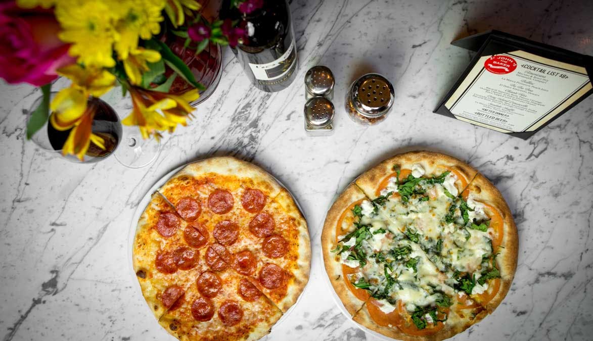 John The Baker Menu Pizza Delivery Stamford, CT Order Slice